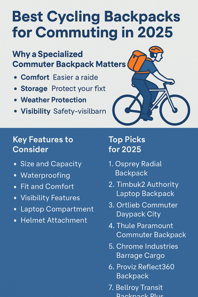 best cycling backpacks for commuting